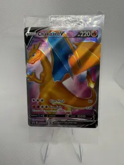 Pokemon Card TCG Sealed Charizard V SWSH050 Black Star Promo Champion's Path ETB - Image 1