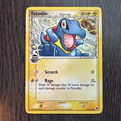 Totodile (Delta Species) 67/101 Dragon Frontiers Regular MP Pokemon Card TCG - Image 1