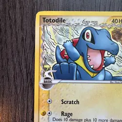 Totodile (Delta Species) 67/101 Dragon Frontiers Regular MP Pokemon Card TCG - Image 2