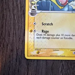 Totodile (Delta Species) 67/101 Dragon Frontiers Regular MP Pokemon Card TCG - Image 4