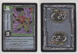 1998 Jim Lee's C-23 Collectible Card Game Desert Nomads #67 c7w - Image 3