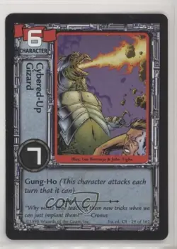 1998 Jim Lee's C-23 Collectible Card Game Cybered-Up Gizard #29 c7w - Image 1