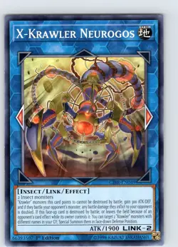 Yu-Gi-Oh TCG X-Krawler Neurogos CIBR-EN049 1st Edition Common Card NM - Image 1