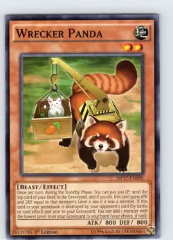 Yu-Gi-Oh TCG Wrecker Panda MP17-EN090 1st Edition Regular Common Card NM - Image 1