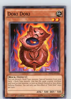 Yu-Gi-Oh TCG Doki Doki MP17-EN144 1st Edition Regular Common Card NM - Image 1
