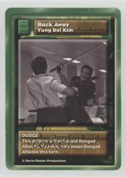 1996 Highlander - The Card Game Back Away Yung Dol Kim fm0 - Image 1