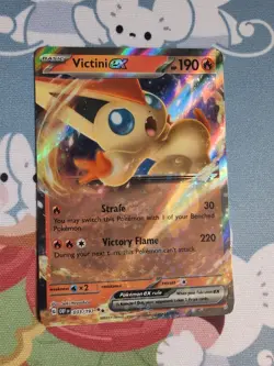 Victini ex 33/197 Double Rare Obsidian Flames Pokemon TCG Card NM - Image 1