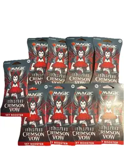 Magic the Gathering innistrad Crimson Vow 12-Card Set Booster Sealed (lot of 9) - Image 1