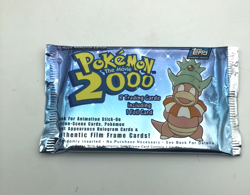 Pokemon Topps The Movie 2000 Card Pack (1) Factory Sealed Slowking - Image 1
