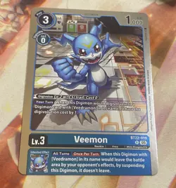 Digimon Card Game Veemon BT22-019 R Cyber Eden - Image 1