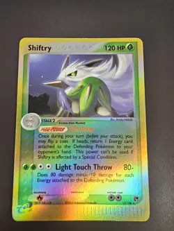 2003 Pokemon SHIFTRY Ex Sandstorm REVERSE HOLO Foil Rare e-Reader Card 12/100 NM - Image 1