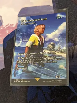 Tidus, Zanarkand Fayth as Thrasios, Triton Hero (Showcase) NM MTG Final Fantasy - Image 1