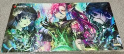 MTG Llanowar Elves foil Playmat Limited 2025 Japan NEW FS - Image 1