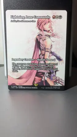 Lightning, Lone Commando (Isshin, Two Heavens as One) Non Foil MTG Final Fantasy - Image 1