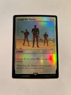 Secure the Wastes NM Universes Beyond: Fallout Foil MTG - Image 1