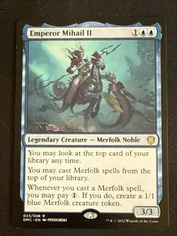 1x Emperor Mihail II (023) Commander: Dominaria United LP MTG Magic x1 MKE - Image 1