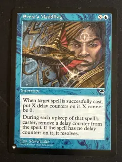 1x Ertai's Meddling The List LP MTG Magic the Gathering x1 MKE - Image 1