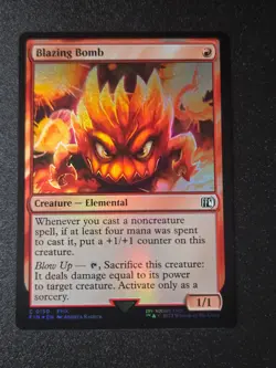 MTG Final Fantasy Foil Common #0130 Blazing Bomb - Image 1