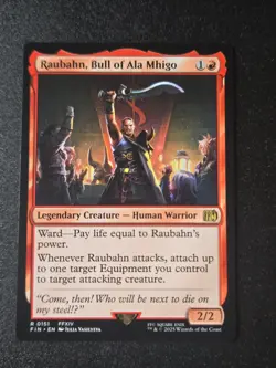 MTG Final Fantasy - Raubahn, Bull Of Ala Mhigo - Rare - Image 1