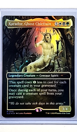 2024 MTG Magic the Gathering SLD Secret Lair Foil #1645 Karador Ghost Chieftain - Image 1