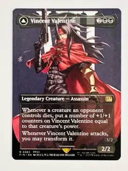 Final Fantasy MTG Vincent Valentine Borderless Mythic Regular #0383 - Image 1