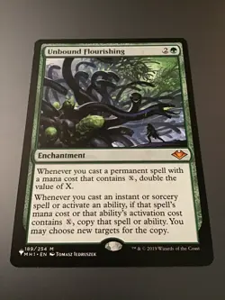 MTG Modern Horizons #189 Unbound Flourishing NM - Image 1