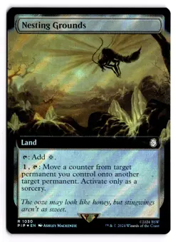 MTG - Nesting Grounds (Extended Art) (Surge Foil) 1030 - Universes Beyond NM - Image 1