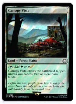 MTG - Canopy Vista (Surge Foil) 783 - Universes Beyond: Fallout NM - Image 1