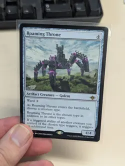 MTG Magic the Gathering Roaming Throne (258/491) The Lost Caverns of Ixalan NM - Image 2