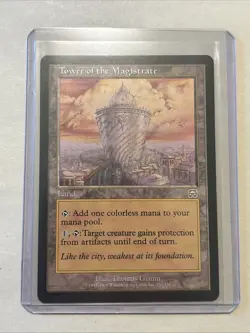 MTG Magic the Gathering Card LP - Tower Of The Magistrate - Image 1