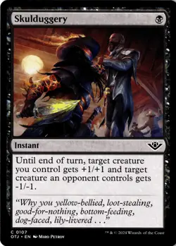 Skulduggery Non-Foil Outlaws of Thunder Junction 107 NM MTG - Image 1