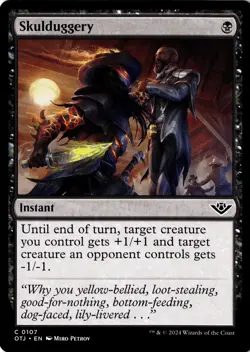 Skulduggery Non-Foil Outlaws of Thunder Junction 107 NM MTG - Image 1