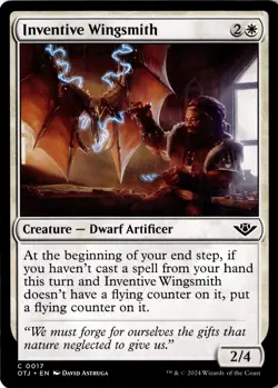 Inventive Wingsmith Non-Foil Outlaws of Thunder Junction 17 NM MTG - Image 1