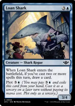 Loan Shark Non-Foil Outlaws of Thunder Junction 55 NM MTG - Image 1