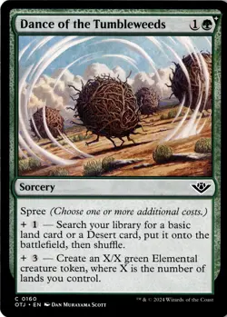 Dance of the Tumbleweeds Non-Foil Outlaws of Thunder Junction 160 NM MTG - Image 1
