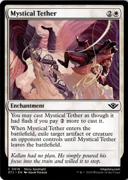 Mystical Tether Non-Foil Outlaws of Thunder Junction 19 NM MTG - Image 1