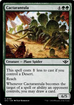 Cactarantula Non-Foil Outlaws of Thunder Junction 158 NM MTG - Image 1