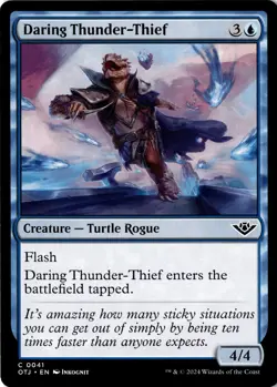 Daring Thunder-Thief Non-Foil Outlaws of Thunder Junction 41 NM MTG - Image 1
