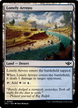 Lonely Arroyo Non-Foil Outlaws of Thunder Junction 260 NM MTG - Image 1