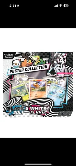 Pokemon Black Bolt and White Flare Poster Collection - Image 1
