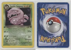 Dark Weezing German 1st Ed. Pokemon Team Rocket #14 2000 15fy - Image 3