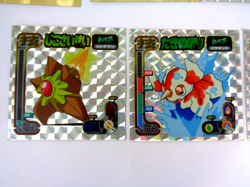 Vintage Pokemon 1998 Sticker Bundle Holo Gold Amada Attack Ditto Kakuna Goldeen - Image 4