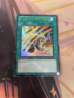YUGIOH - GLADIATOR PROVING GROUND - ULTRA RARE - UNLIMITED - RYMP - LP - Image 1