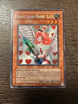 Yugioh - LOD-100 Injection Fairy Lily Secret Rare Unlimited - MP - Image 1