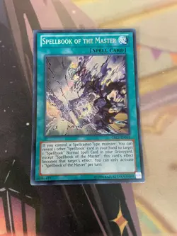YUGIOH - SPELLBOOK OF THE MASTER - CBLZ - UNLIMITED - LP - SECRET RARE - Image 1