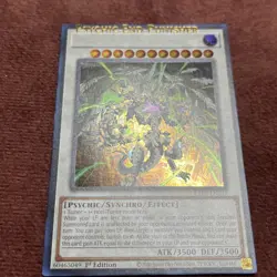 Yugioh Psychic End Punisher Ultra Rare RA02 *MISPRINT* - Image 2