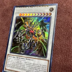 Yugioh Psychic End Punisher Ultra Rare RA02 *MISPRINT* - Image 3