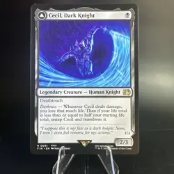 Cecil, Dark Knight Foil - FIN 0091 NM - MTG Magic - Image 1