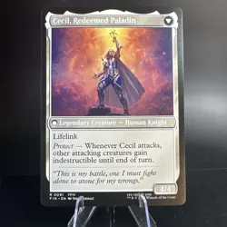 Cecil, Dark Knight Foil - FIN 0091 NM - MTG Magic - Image 2
