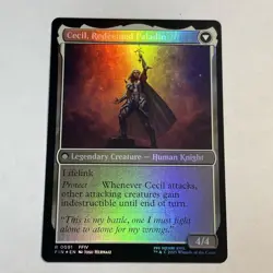 Cecil, Dark Knight Foil - FIN 0091 NM - MTG Magic - Image 2
